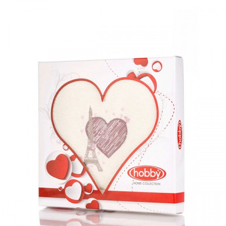 Набор полотенец Hobby 1 шт., 50-90 Love лиловый