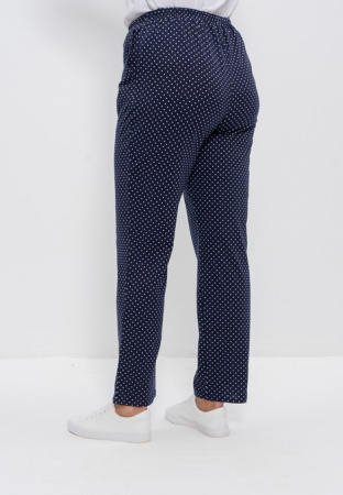 Женские домашние брюки Cleo 28, синие-4